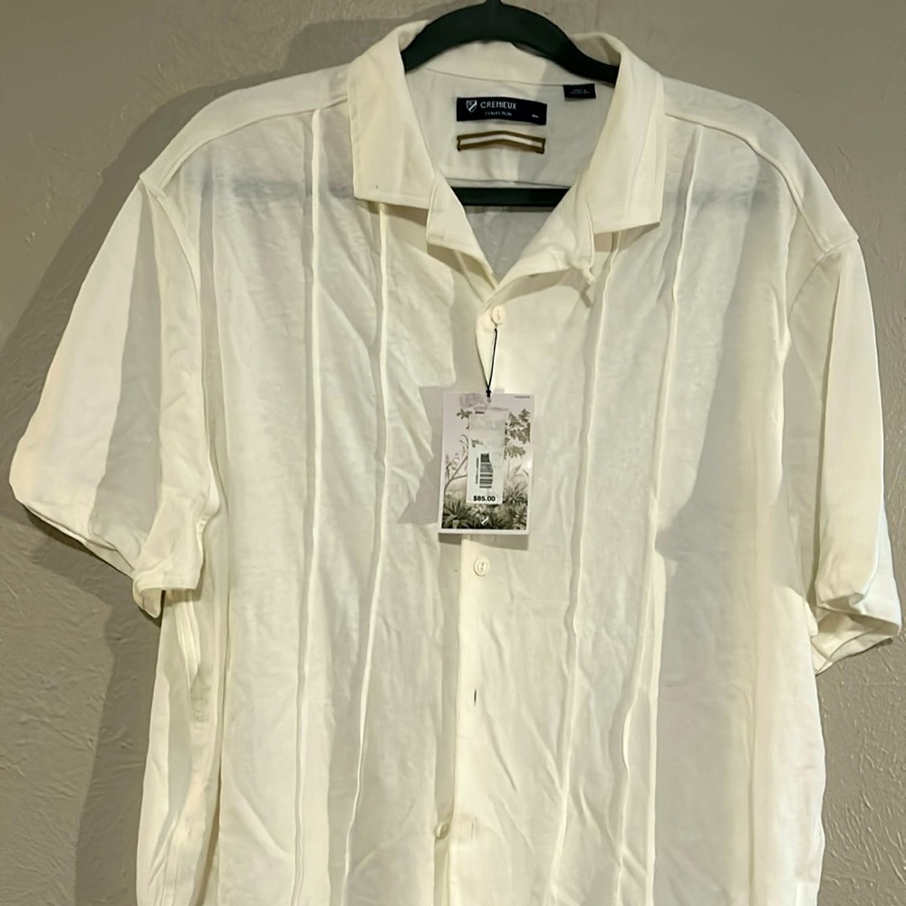 Cremieux collection men’s casual short sleeve button-down new with tags